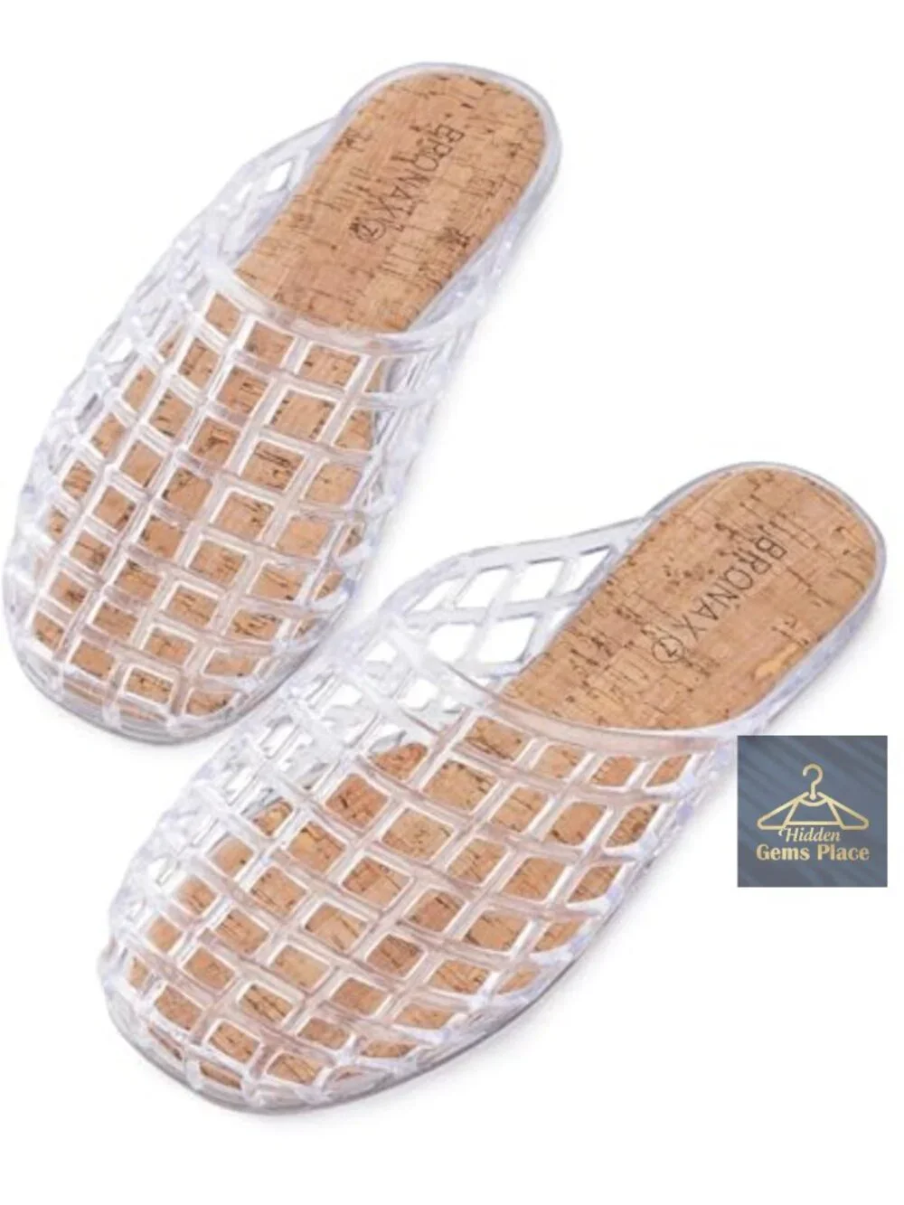 Jelly Slides Sandals Hollow Out Breathable Flats Slip-on Summer Beach Shoes